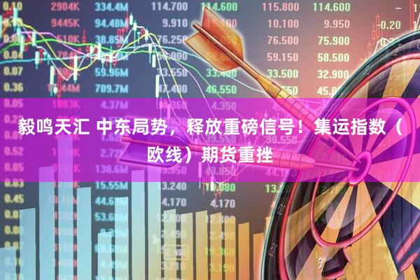 毅鸣天汇 中东局势，释放重磅信号！集运指数（欧线）期货重挫