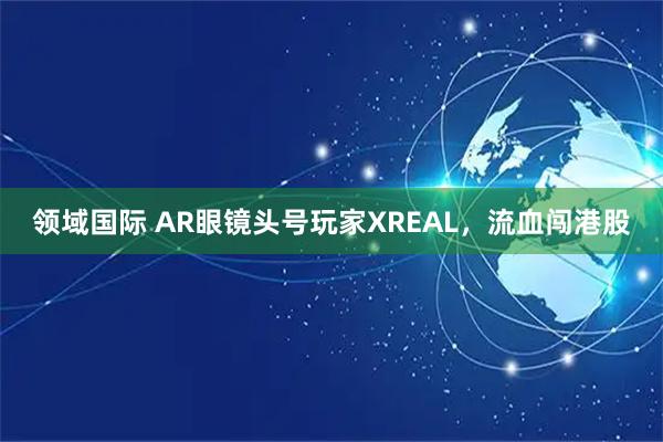 领域国际 AR眼镜头号玩家XREAL，流血闯港股